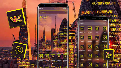 London Evening Launcher Theme screenshot 1