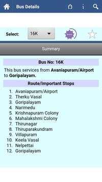 Madurai Bus Info screenshot 2