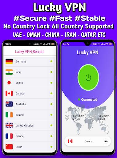 LuckyVPN - A Fast VPN - Free Secure VPN Proxy screenshot 2