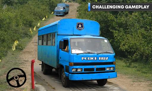 Police Bus Driving Simulator 3D Game screenshot 1