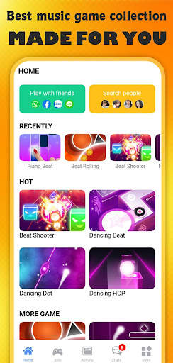 Fega - Music game Social Network screenshot 1