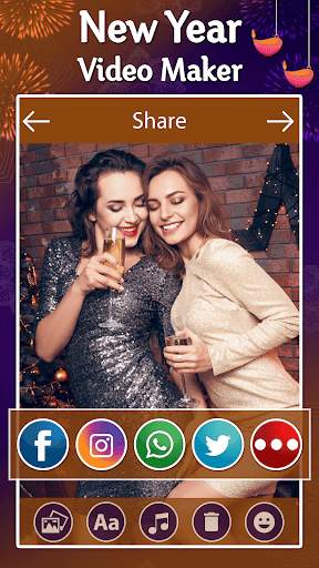 Happy New Year Video Maker 2019 screenshot 5
