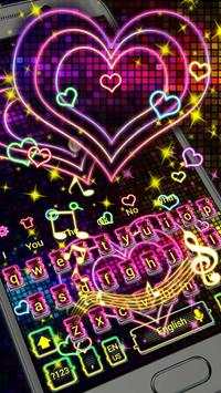Sweet Heart Neon Keyboard screenshot 3