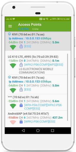 WiFi Analyzer screenshot 3