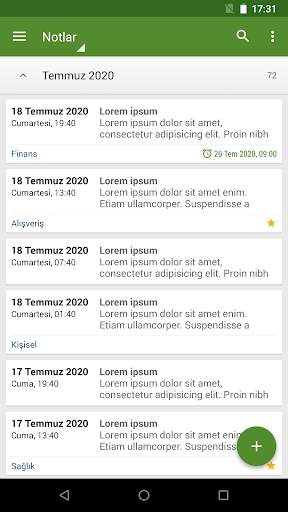 Notlarım - Not Defteri screenshot 3