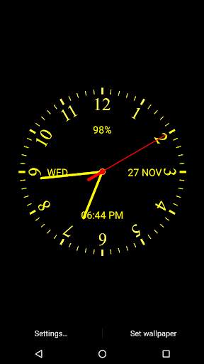 Analog Clock Live Wallpaper screenshot 2