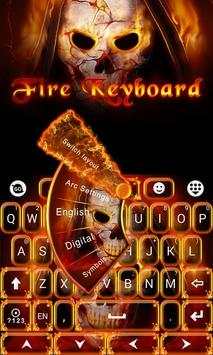 Fire Soul GO Keyboard Theme скриншот 6