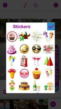 Happy Birthday Video Maker With Song And Photos 3 تصوير الشاشة