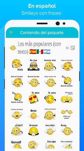 WeSmile Smileys. WASticker screenshot 3