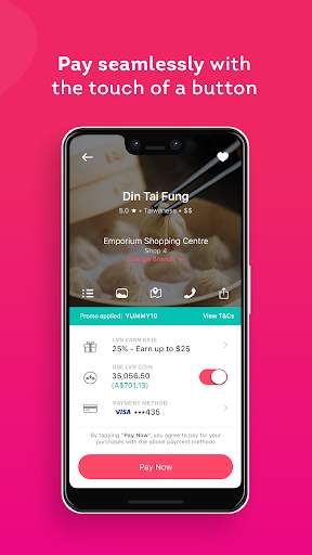 Liven - Eat, Pay & Earn food स्क्रीनशॉट 4