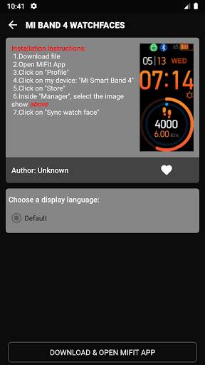 Tool Mi Band 4 WatchFace screenshot 5