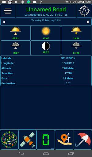 GPS स्थिति और मौसम स्क्रीनशॉट 7