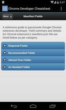 Chrome Developer Cheatsheet 1 تصوير الشاشة