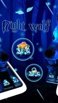3D Ice Wolf Wallpaper Launcher screenshot 2
