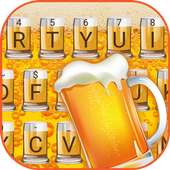 Bubbling Beer Theme&Emoji Keyboard on 9Apps