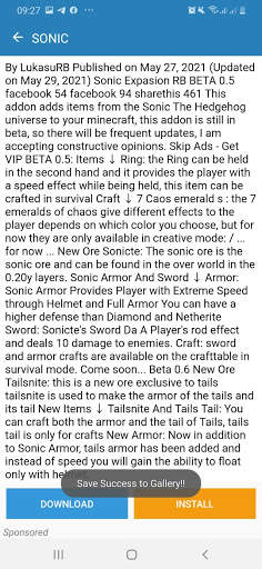 Sonic Mod For Minecraft screenshot 1