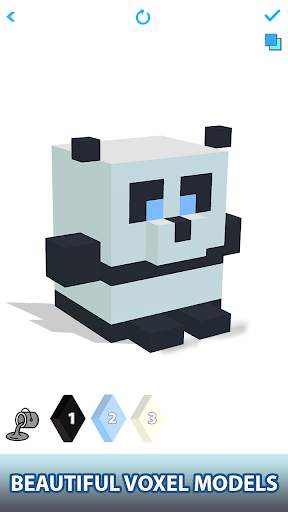 Color by Number Voxel Coloring screenshot 3