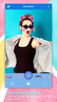 Live Cat Face Camera Effect screenshot 1