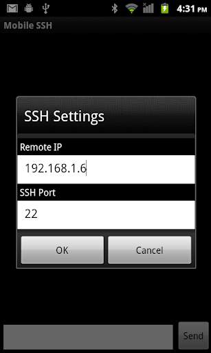 Mobile SSH (Secure Shell) screenshot 3