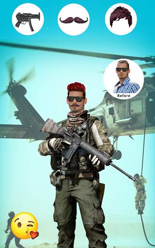 Soldierly - Men, women Military, Army Photo Editor screenshot 4