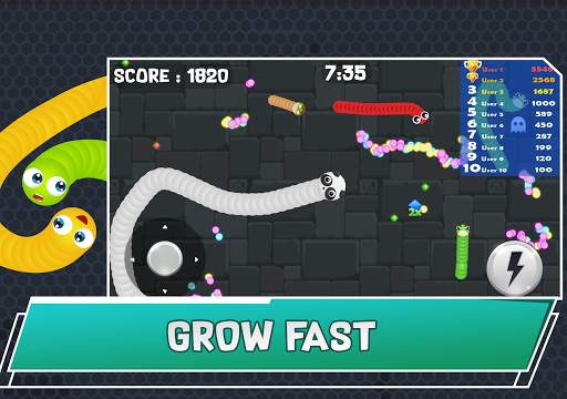 Angry Crawler Worm : Play snake game classic screenshot 6