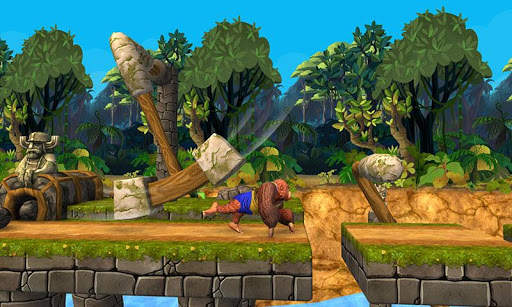 Monkey Stunt Run скриншот 2