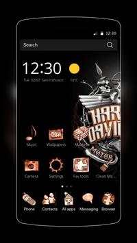 Black Text Theme screenshot 1
