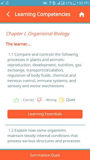 General Biology 2 - QuexBook screenshot 12