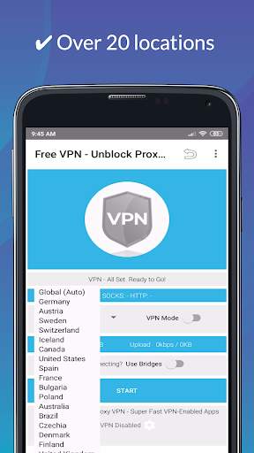 Free VPN - Unblock Proxy VPN - Super Fast VPN screenshot 1