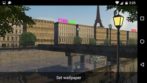 Paris Bridge 3D Live Wallpaper screenshot 6