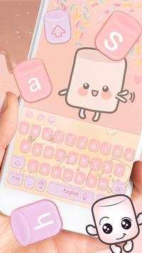 Marshmallow candy  keyboard Theme screenshot 3