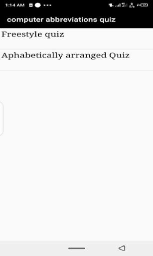 Computer Abbreviations Quiz all ICT  Abbreviations скриншот 4