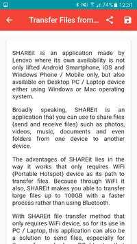 Fast SHAREit Guide New Feature 2017 screenshot 2