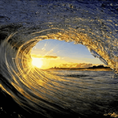 Golden Waves LWP icon