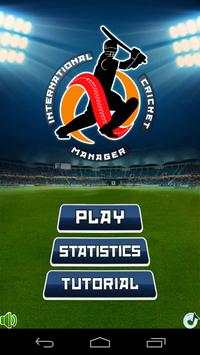 International Cricket Manager screenshot 1