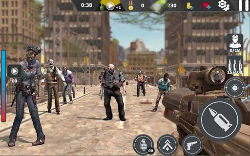 Overkill Dead offline :Unkilled Zombie Shooting screenshot 1