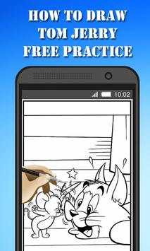 How To Draw Tom Jerry Free Practice screenshot 1