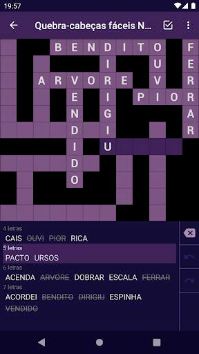 Palavras Cruzadas - "Fill-Ins" screenshot 5