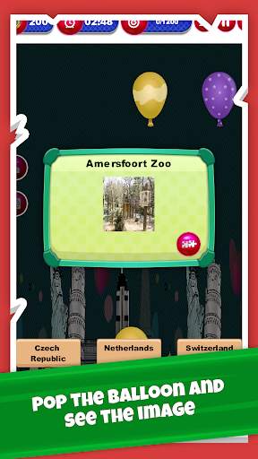Pop Pop: Balloon Game on Places, Cities, Countries screenshot 2