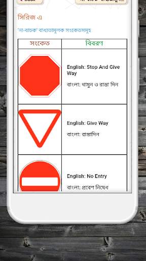 Traffic signal apps in bangla screenshot 2