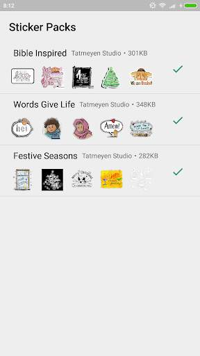 Words give Life - Christian Stickers for WhatsApp screenshot 1