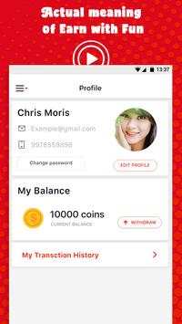 FunTube - Watch Video & Earn Money स्क्रीनशॉट 7