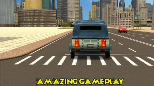 City Tuk Tuk Rickshaw Driving screenshot 3