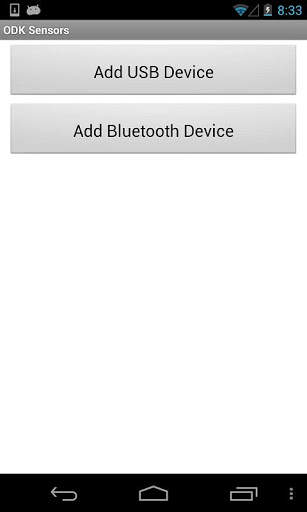 ODK Sensors Framework screenshot 1