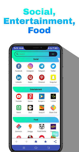 All in one: Shopping, Sport, News,Food, Social etc screenshot 3