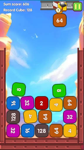 Funny Cubes:2048 - Puzzle Game screenshot 4