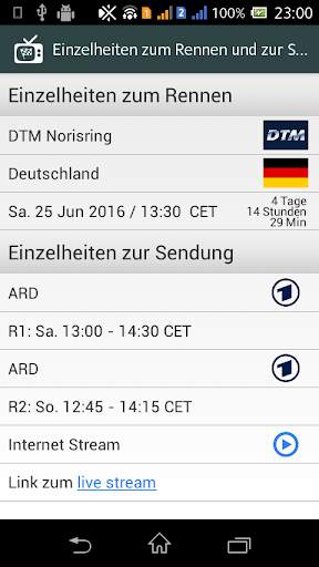 LIVE Autorennen im TV screenshot 2