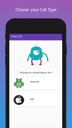 Fake call app स्क्रीनशॉट 1