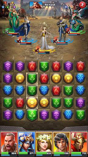 MythWars & Puzzles: RPG Match3 screenshot 8