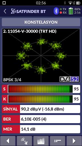 SATFINDER BT DVB-S2 screenshot 7
